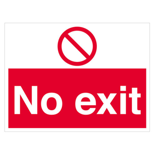 No Exit Sign (10091V)